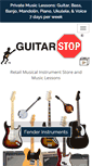 Mobile Screenshot of guitarstop.com